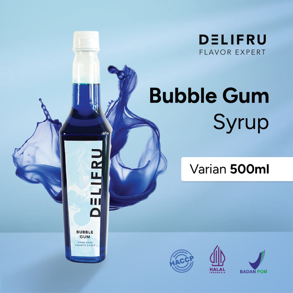 Delifru Syrup Bubble Gum 500 ml