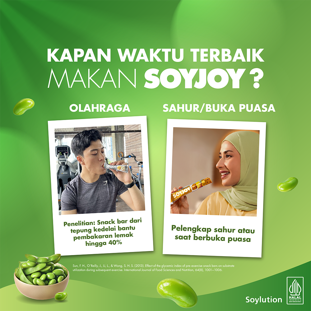 SOYJOY Snack Bar Kedelai Strawberry 30gr - Single