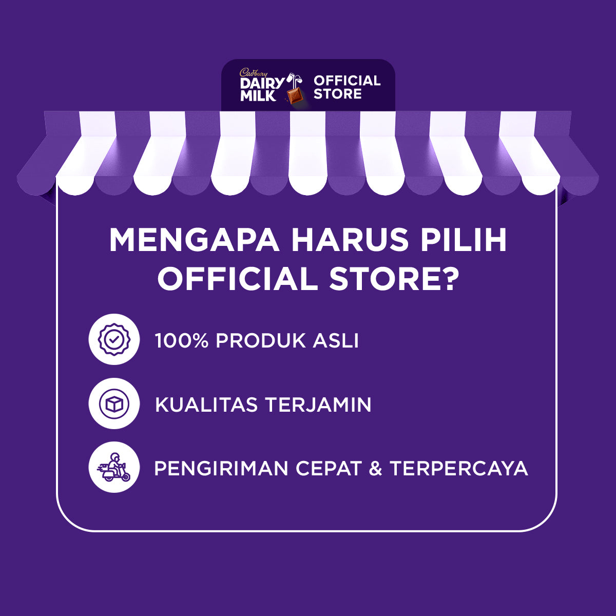 Cadbury Dairy Milk Cashew Nut 52g, Cokelat Susu dengan Kacang Mete