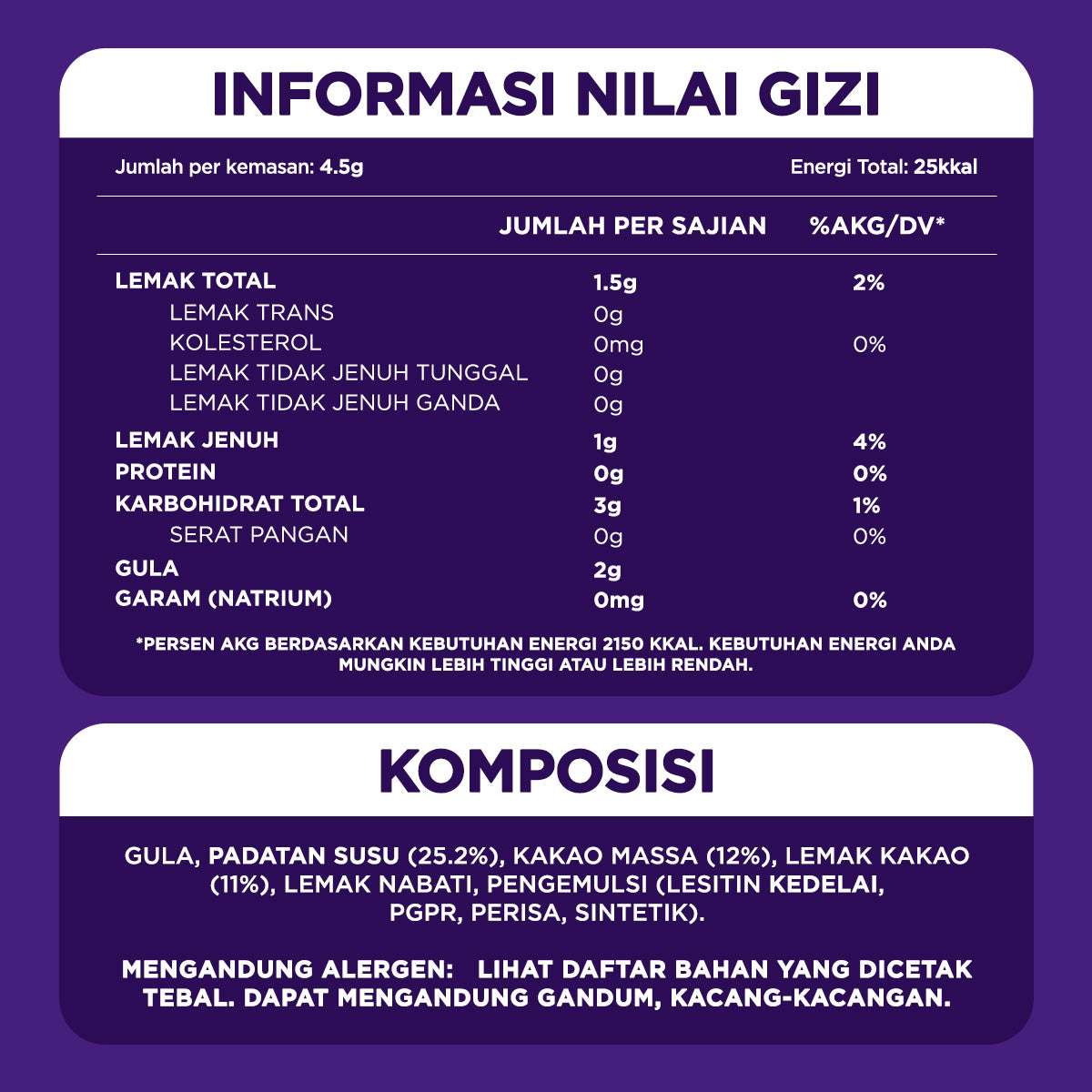 Cadbury Dairy Milk Chunks Toples 382g, Cokelat Susu | Neaps Jar