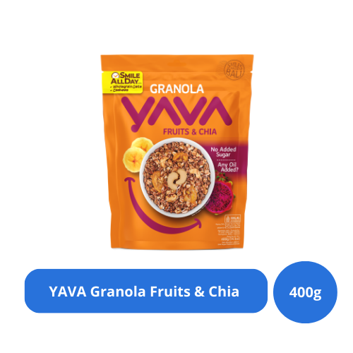 YAVA Granola Fruits & Chia 400g