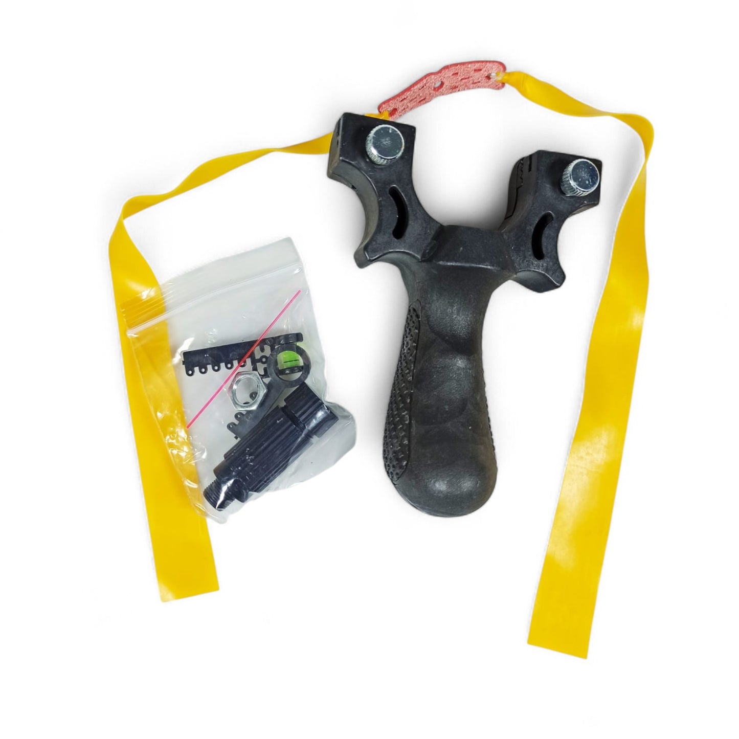 SYQT Big Power Ketapel Tactical Slingshot Laser Sight Rubber Band - SSGX