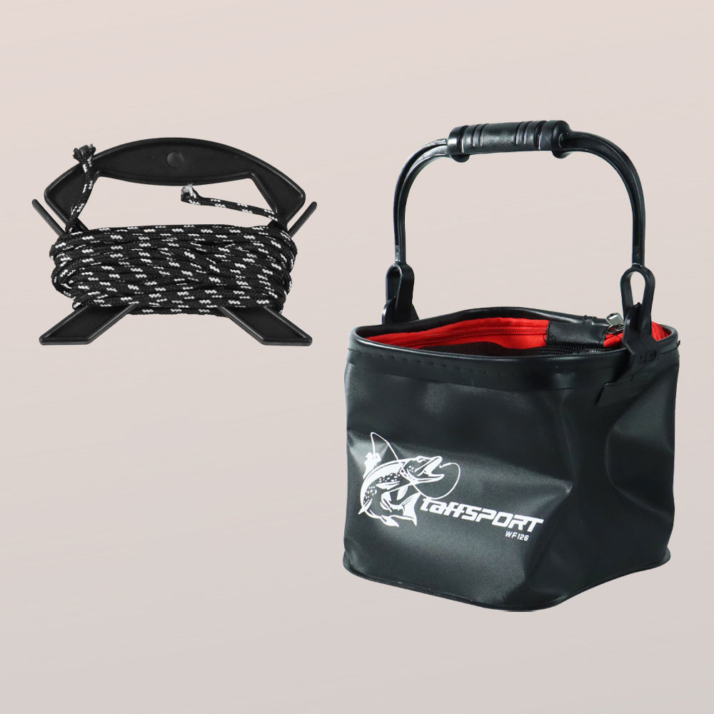 TaffSPORT Ember Lipat Mancing Ikan Folding Bucket Handle - WF126