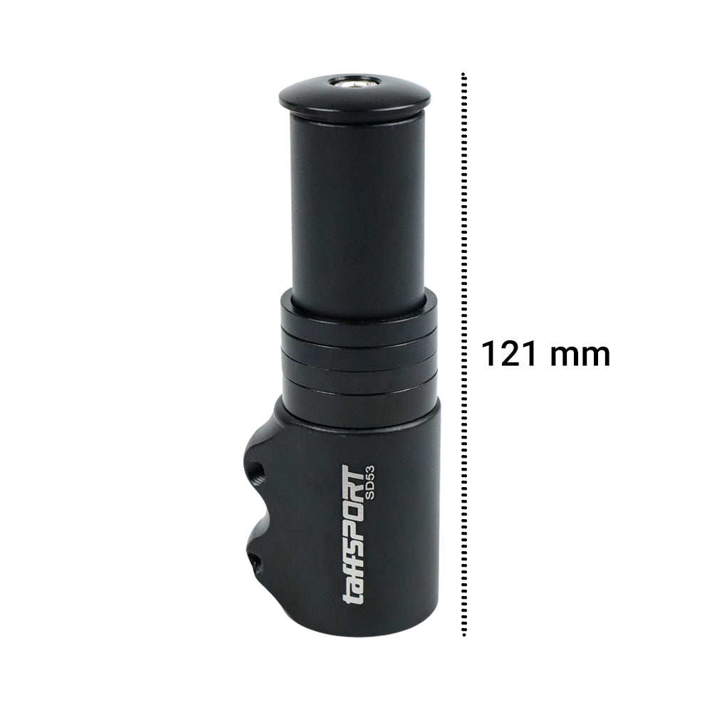 TaffSPORT Peninggi Setang Sepeda Fork Extender Aluminium Alloy 121mm - SD53