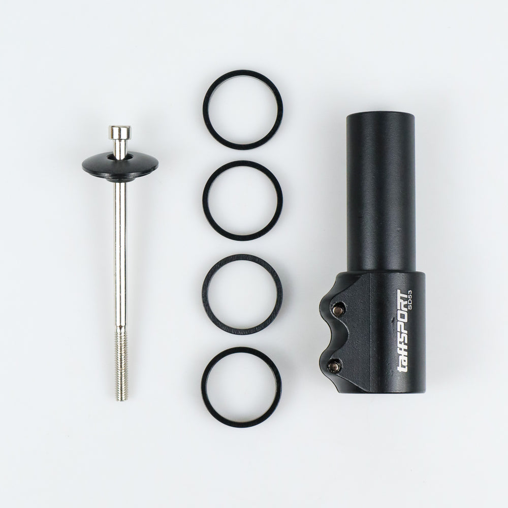 TaffSPORT Peninggi Setang Sepeda Fork Extender Aluminium Alloy 121mm - SD53