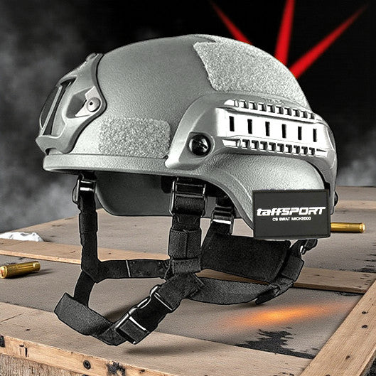 TaffSPORT Helm Tactical Airsoft Gun Paintball CS SWAT Helmet - MICH2000