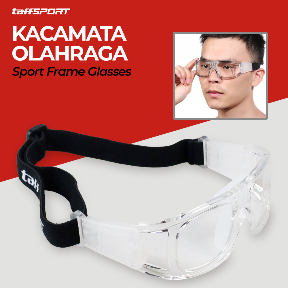 TaffSPORT Kacamata Olahraga Sport Headband Frame Glasses - 9833