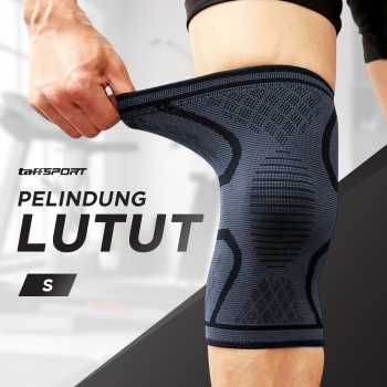 TaffSPORT Pelindung Lutut Knee Support Pad Brace Fitness Gym 1 Pair L 42-47 - A-7718