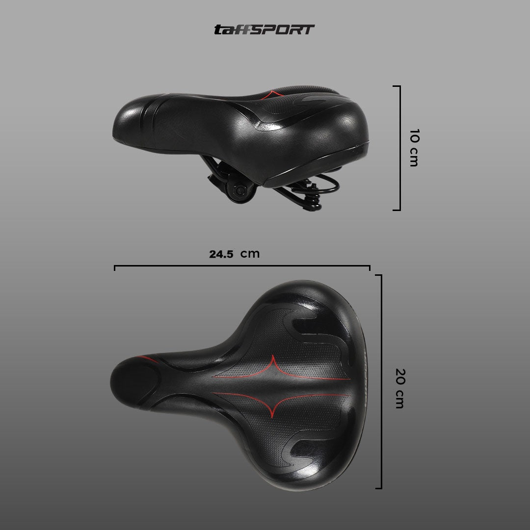 TaffSPORT Sadel Sepeda Comfortable Bike Spring Shock - ZF40