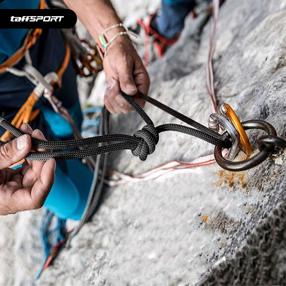 TaffSPORT Tali Paracord Panjat Tebing Climbing Rope 10mm Steel Buckle 20M - P4