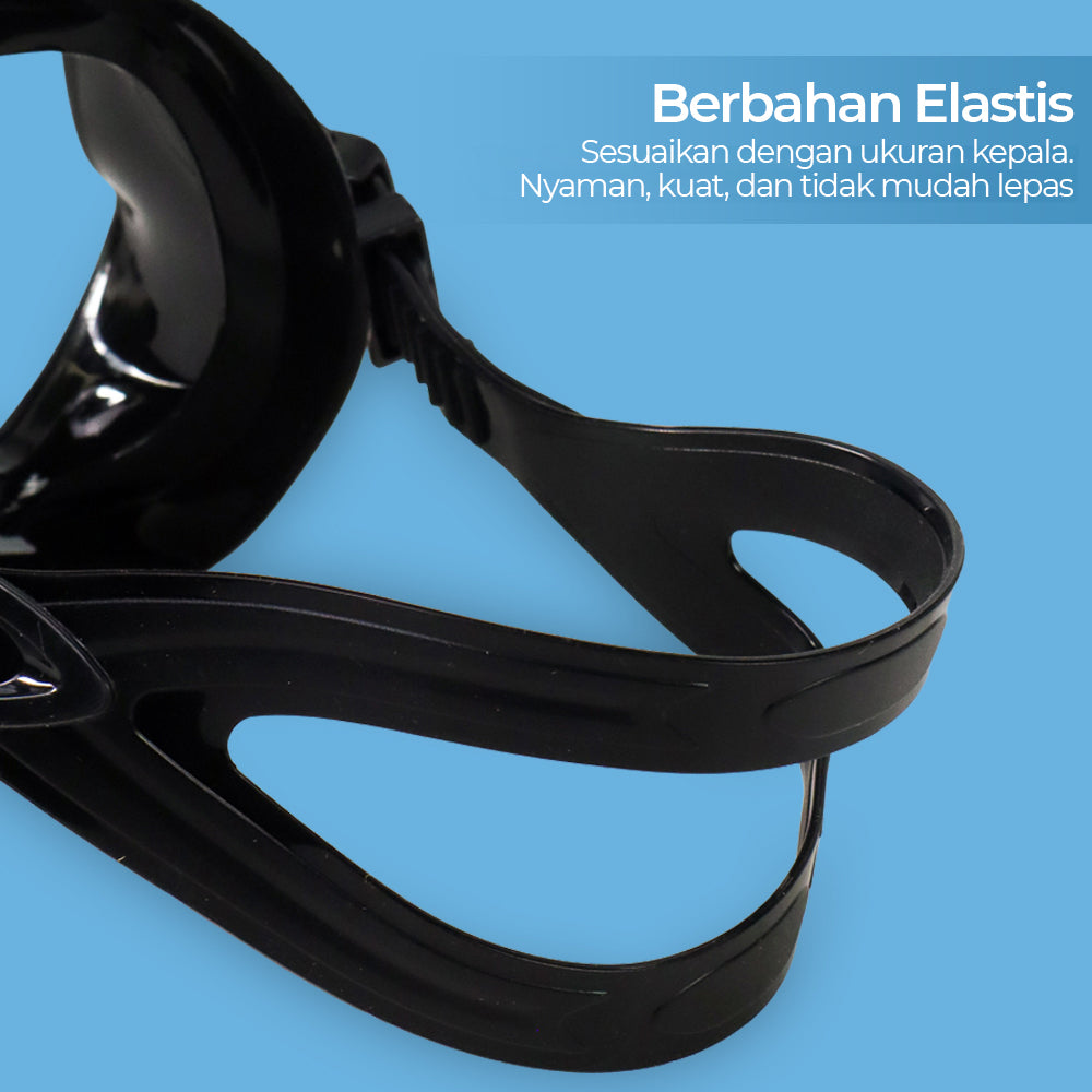 TaffSPORT ZACRO Kacamata Selam Scuba Diving Tempered Glass - 502