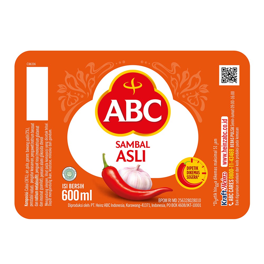 ABC Sambal Asli 600 mL