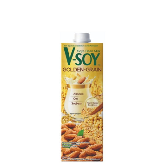V-Soy Susu Kedelai Golden Grain 1 L