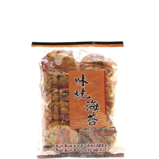 Bin Bin Rice Crackers Spicy Seaweed 135 gr