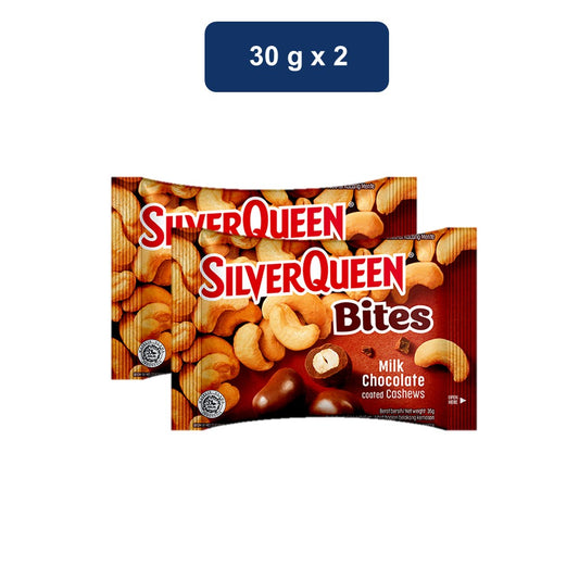 Silver Queen Cokelat Bites Milk Chocolate 30gr x 2