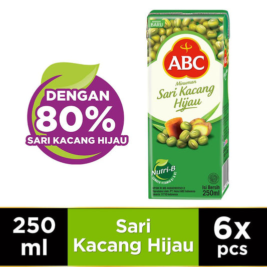ABC Minuman Sari Kacang Hijau 6 x 250 mL