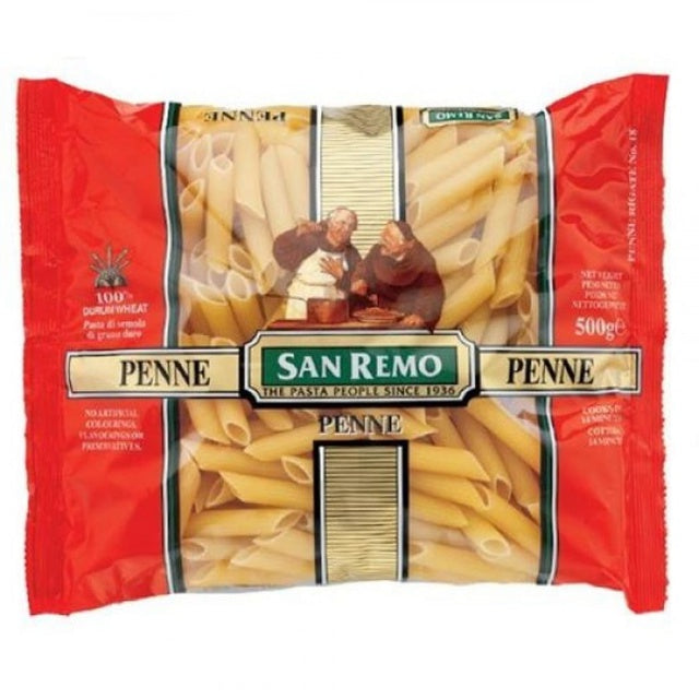 San Remo Pasta Instan Penne Rigani 500 gr