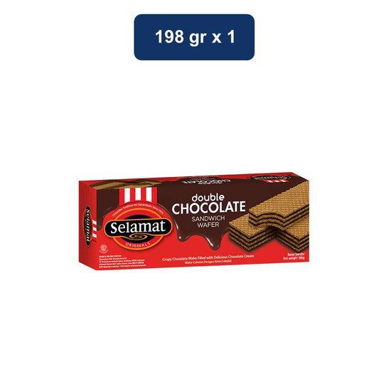 Selamat Wafer Double Chocolate 145 g