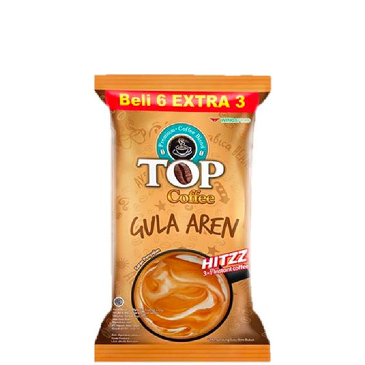 Top Coffee Kopi Instan Gula Aren Pouch 9 x 22 gr
