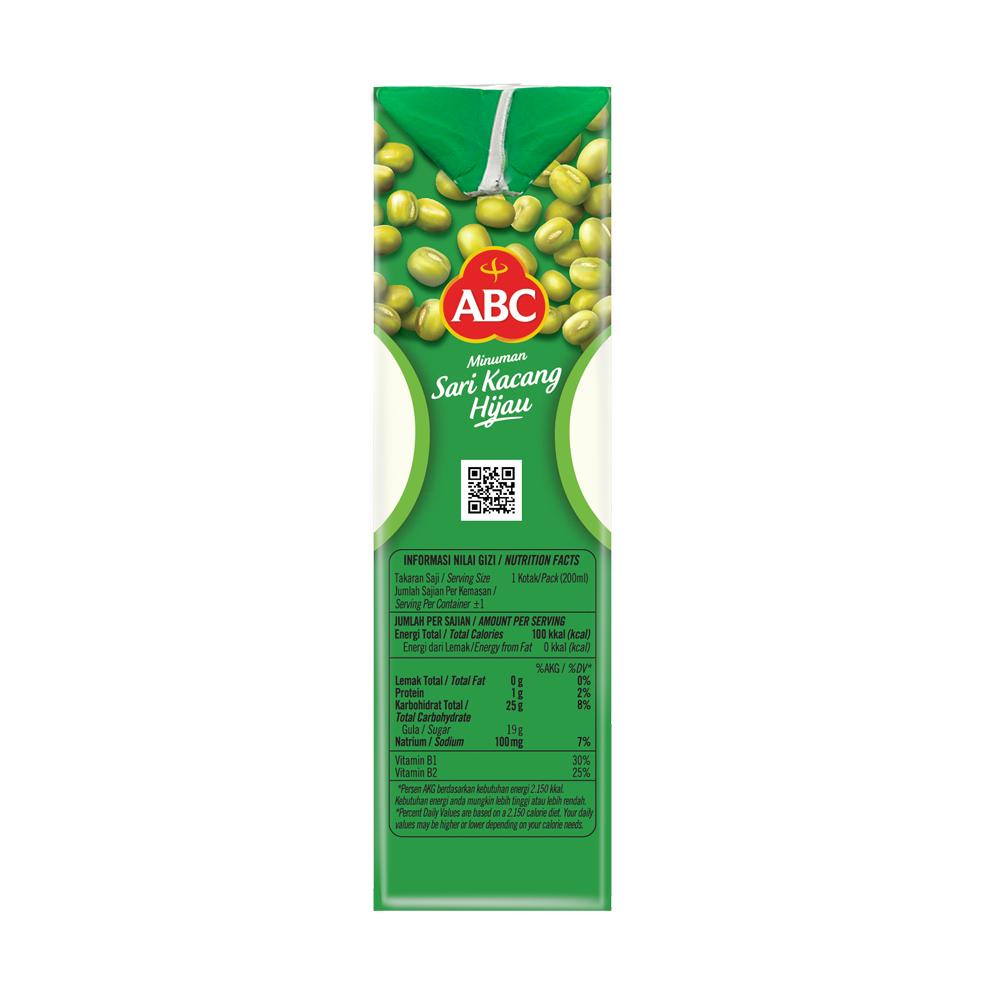 ABC Minuman Sari Kacang Hijau 250 mL x 12
