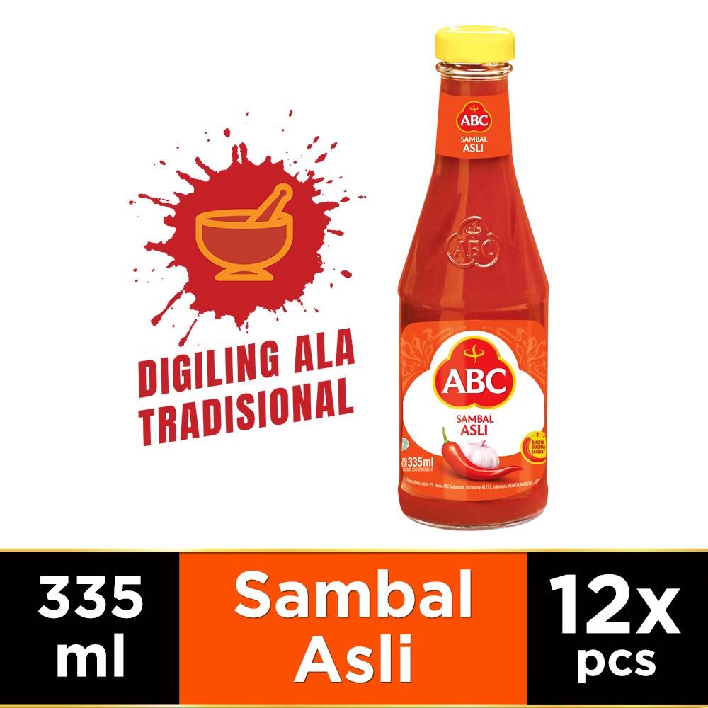 ABC Saus Sambal Asli 335 mL x 12