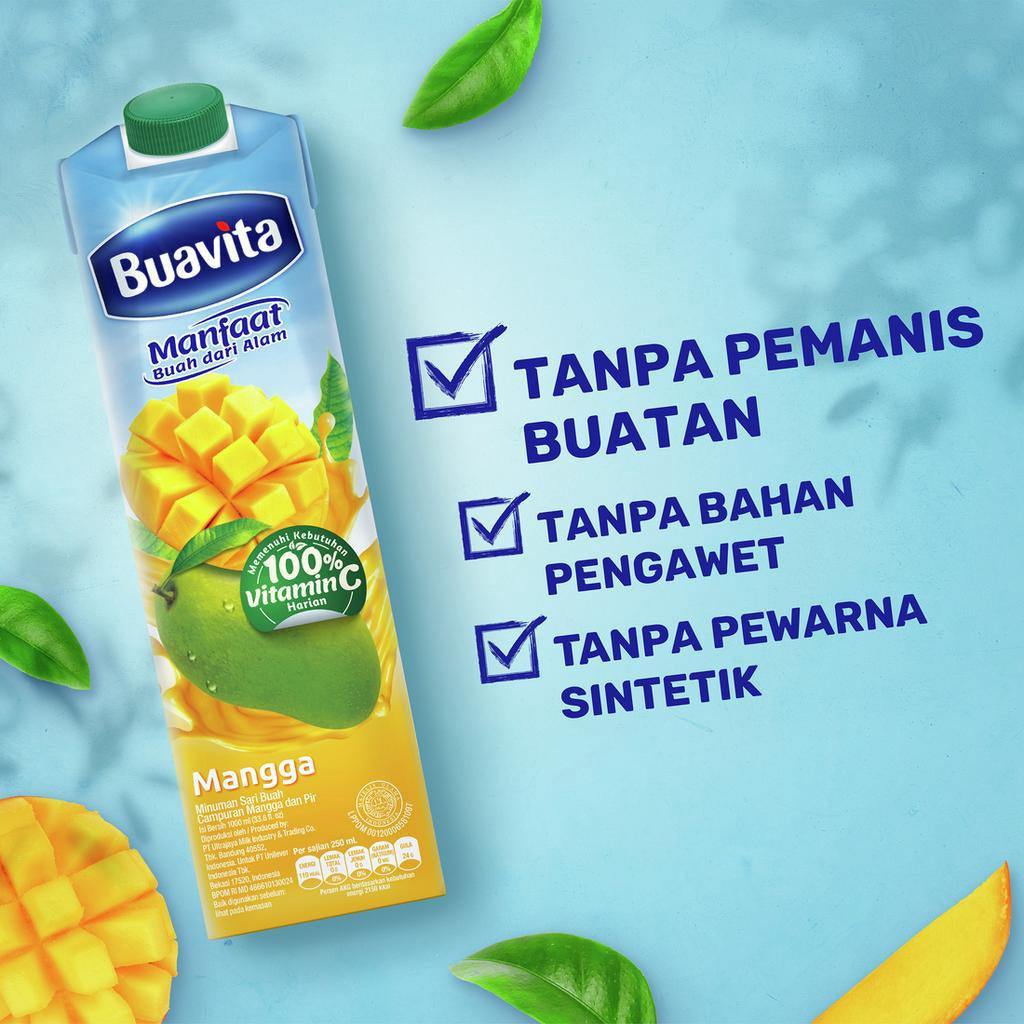 Buavita Jus Buah Asli Mangga 1000 ml