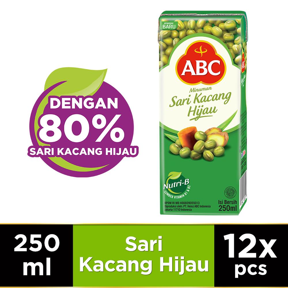 ABC Minuman Sari Kacang Hijau 250 mL x 12