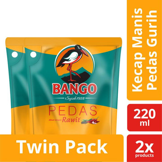 Bango Kecap Manis Pedas 210ml Twinpack