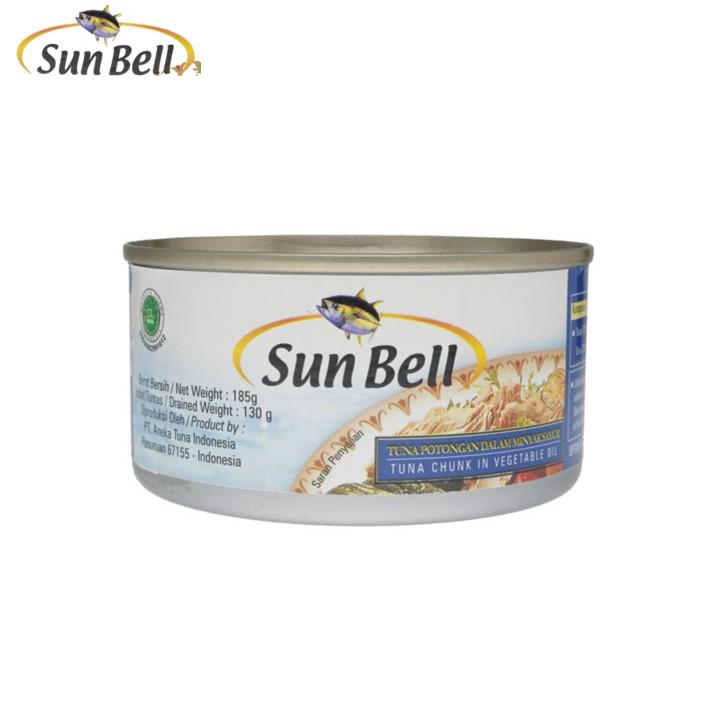 Sun Bell Tuna Chunk In Vegetable Oil 2 x 185 gr
