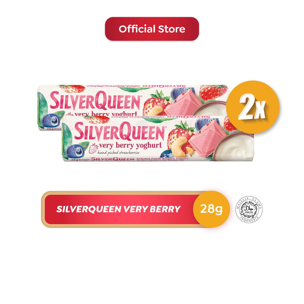 Silverqueen Cokelat Veru Berry 28 gr x 2