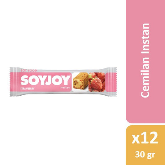 Soyjoy Snack Bar Strawberry 12 x 30 gr