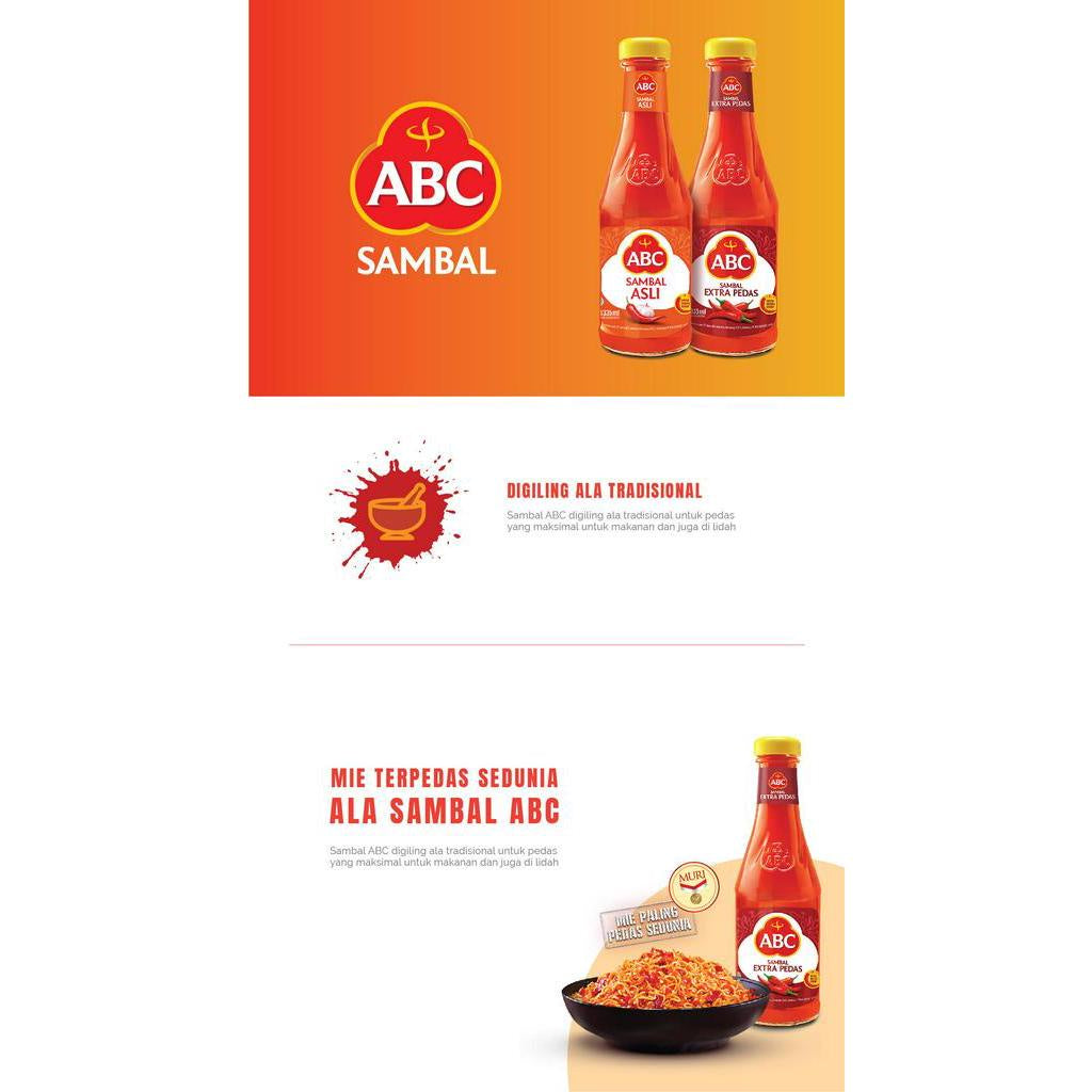 ABC Sambal Asli 135 mL + Kecap Manis 275 mL