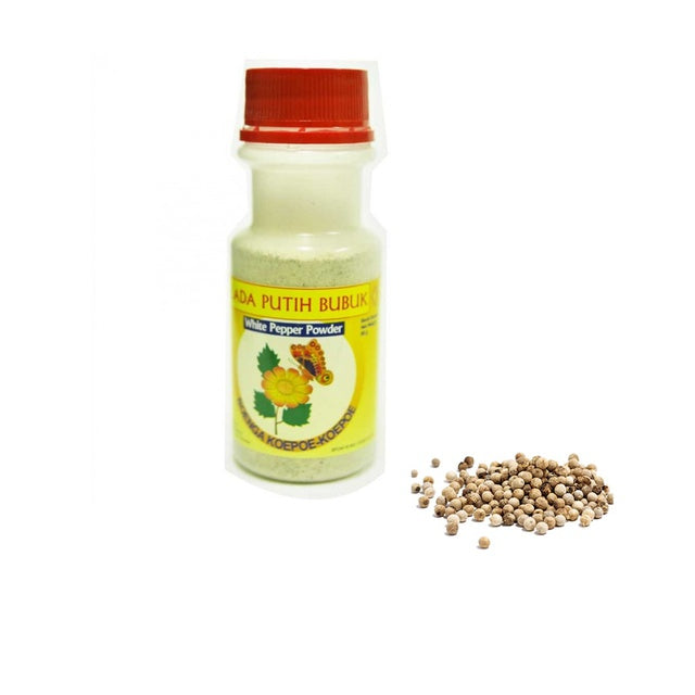 Boenga Koepoe Koepoe Lada Putih Bubuk 85 gr