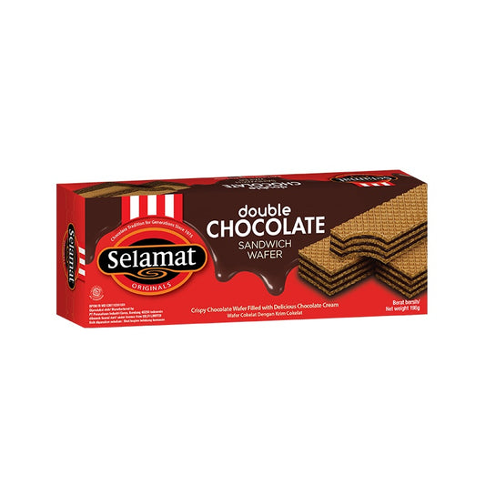 Selamat Wafer Double Chocolate 2 x 145 gr