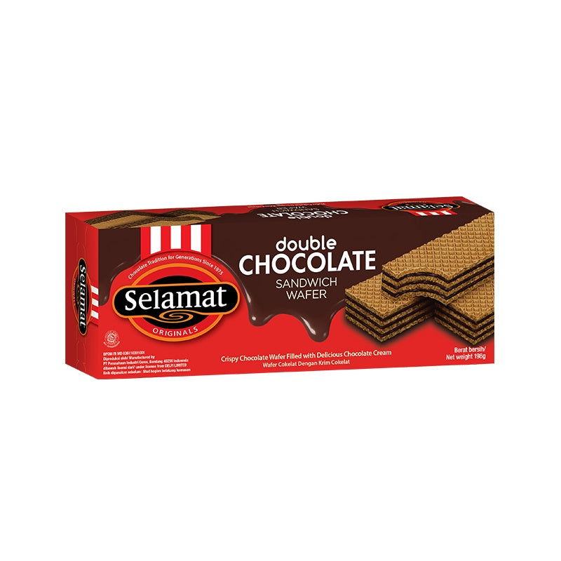 Selamat Wafer Double Chocolate 145 g
