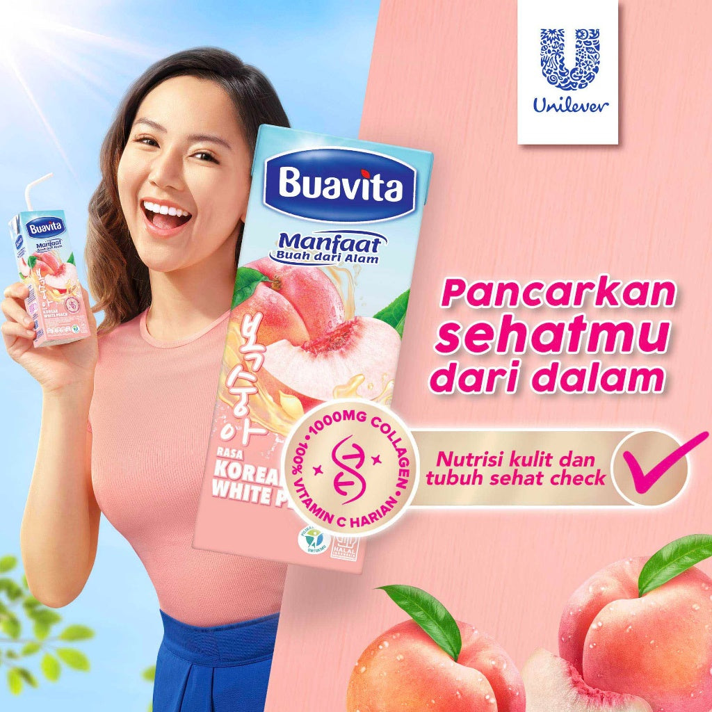 Buavita Korean White Peach 245ml