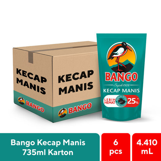 BANGO KECAP MANIS 735ML (Isi 6)