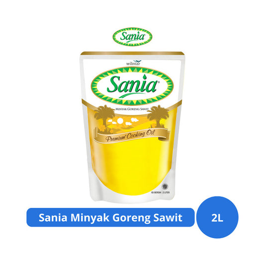 Sania Minyak Goreng Sawit Premium Cooking Oil Pouch 2L