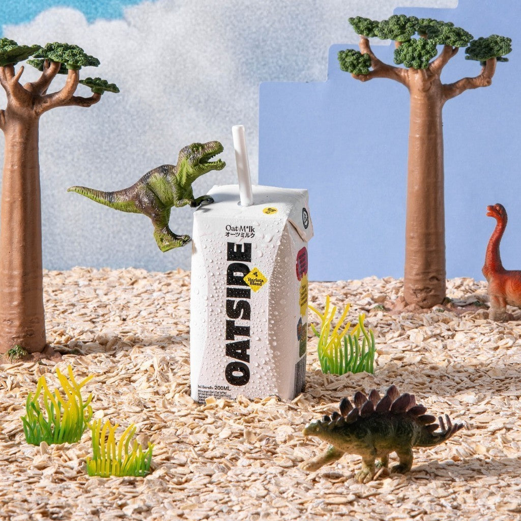 OATSIDE Oat Milk Barista Blend Straw (Kemasan dengan Sedotan) 200ml x 2 pcs