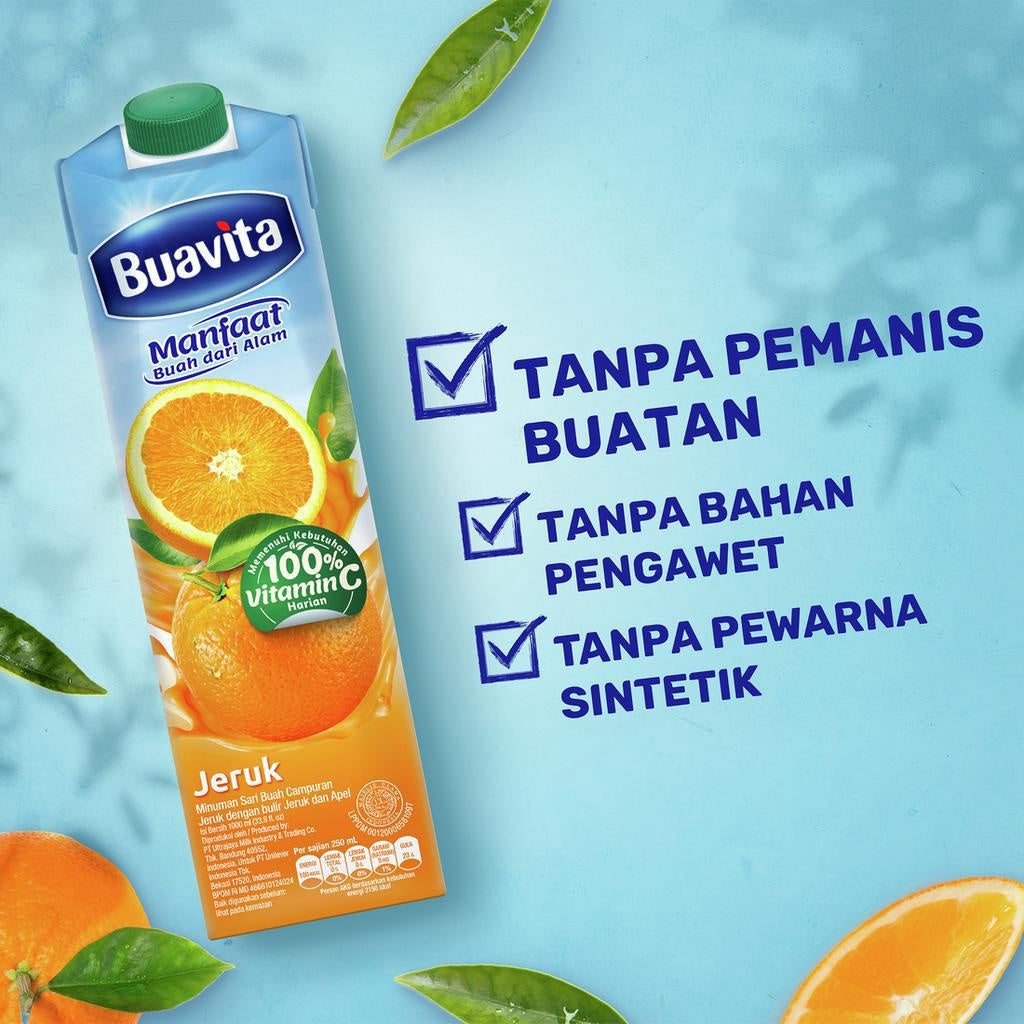 Buavita Jus Buah Asli Jeruk 1000ml