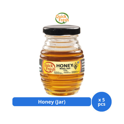 Quick Fresh Honey Jar 100gr x 5 pcs