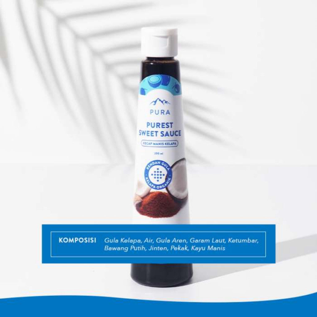 PURA Kecap Manis Kelapa 200ml x 3 pcs