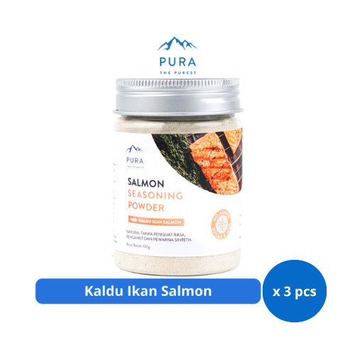 PURA Kaldu Ikan Salmon 100gr x 3 pcs