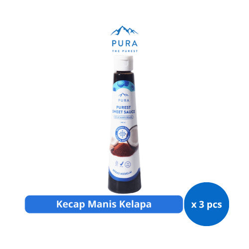 PURA Kecap Manis Kelapa 200ml x 3 pcs