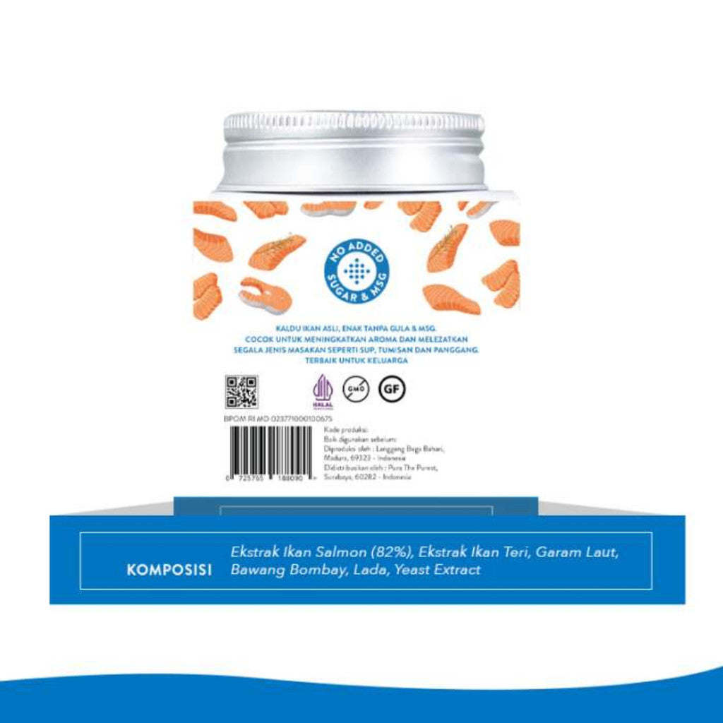 PURA Kaldu Ikan Salmon 100gr x 2 pcs