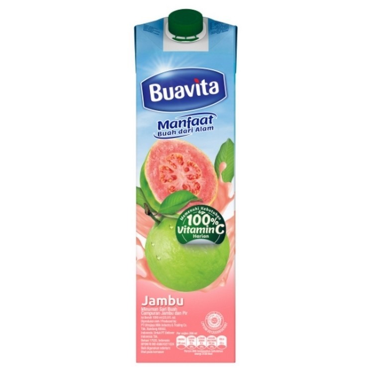 Buavita Minuman Sari Buah Guava 1000ml x 2 pcs