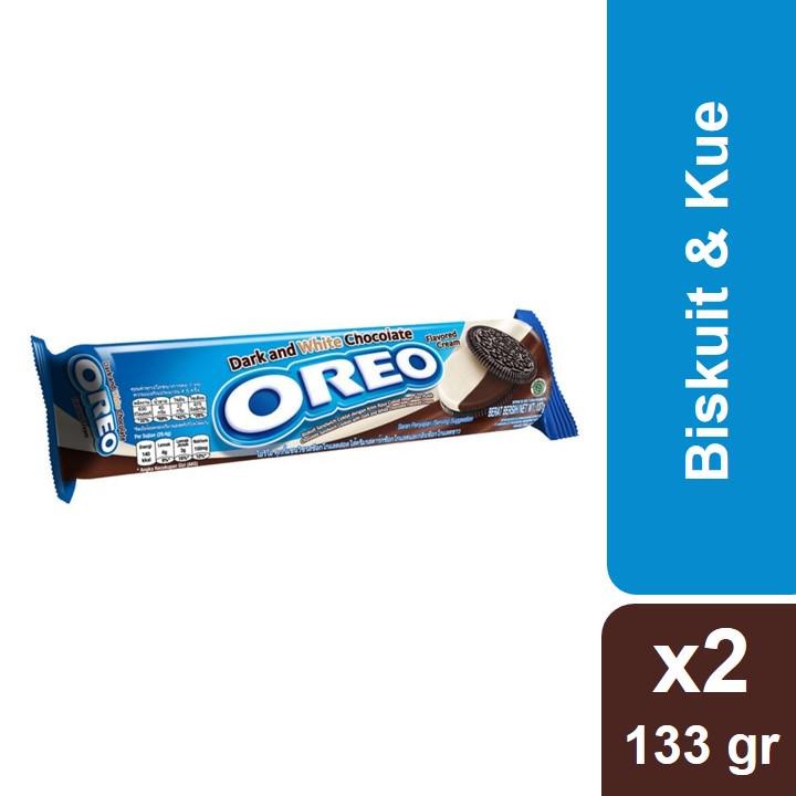 Oreo Biskuit Dark & White Chocolate 2 x 119.6 gr