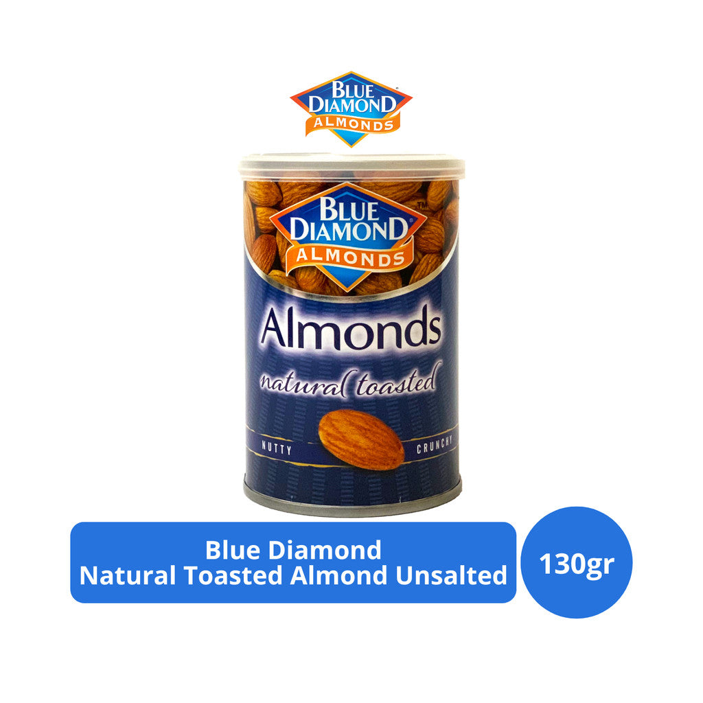 Blue Diamond Natural Toasted Unsalted Almond 130gr