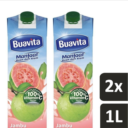 Buavita Minuman Sari Buah Guava 1000ml x 2 pcs