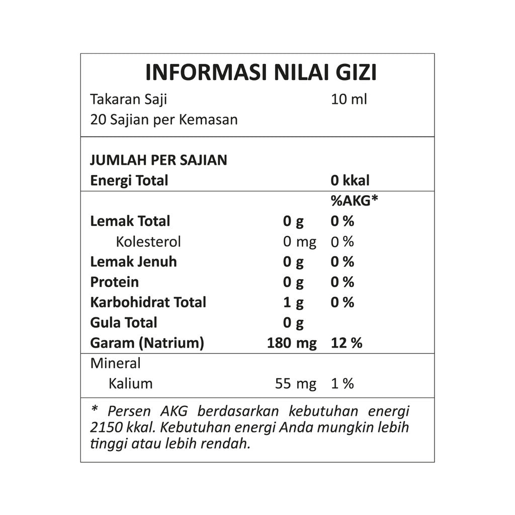 Tropicana Slim Kecap Asin 200ml